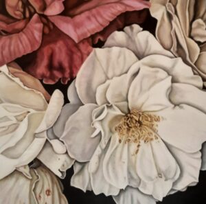 Large Floral painting