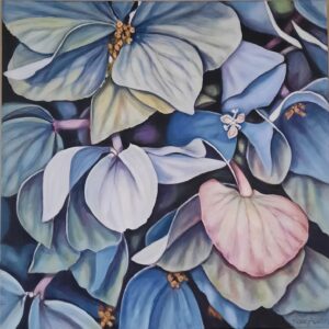 HYDRANGEAS FLORAL PAINTING